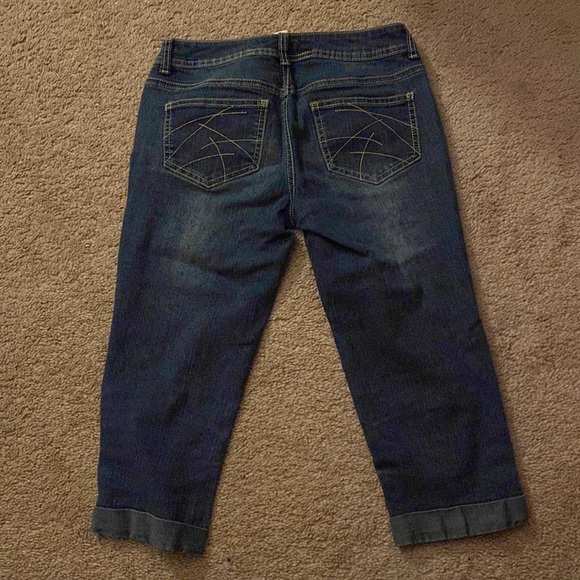 Justice Girls Blue Capri Jeans - Picture 3 of 3